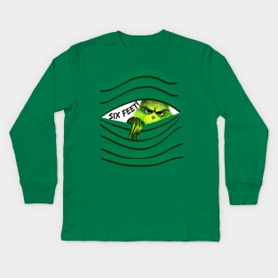 The Grinch - Six Feet! Kids Long Sleeve T-Shirt